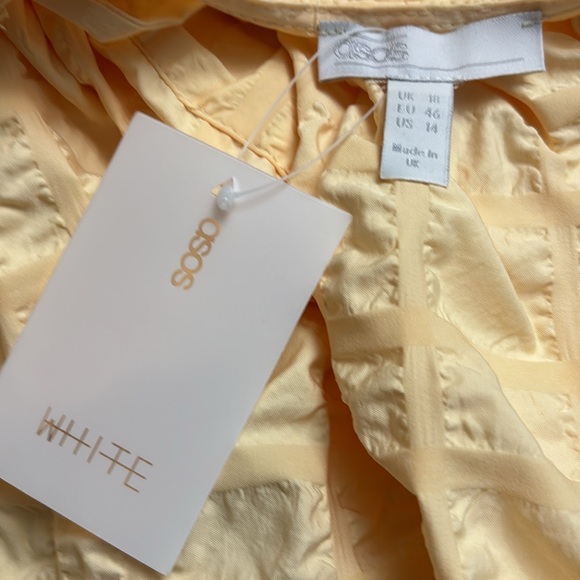 NWT “ASOS White” Tiered Smock Dress - Picture 7 of 7